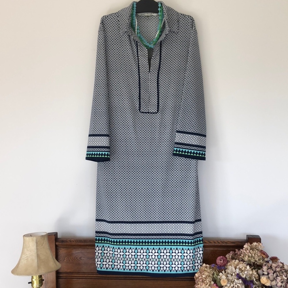 Max Studio geometric print dress   NWT
